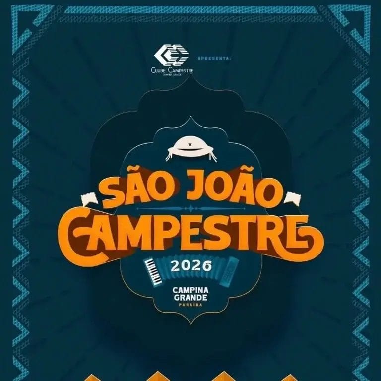 São João do Campestre 2026 em Campina Grande terá Flávio José, Os 3 do Nordeste e transmissão de jogo do Brasil
