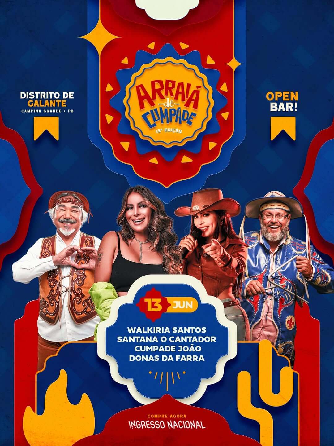 Arraiá de Cumpade (13/06/2026)